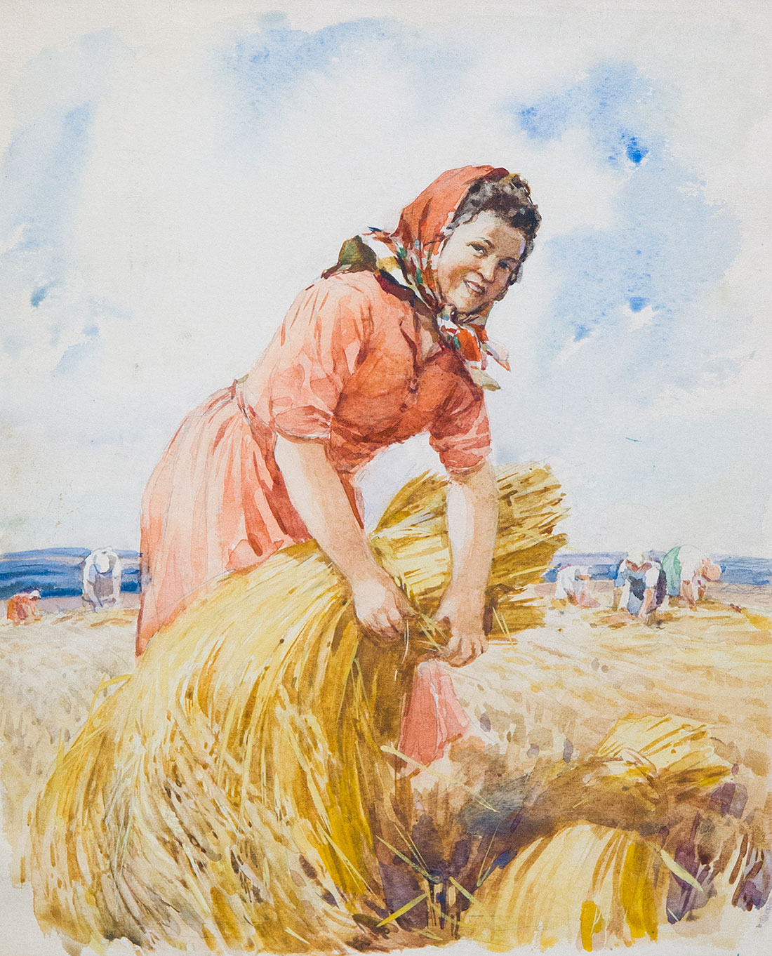 Harvest. Illustration for the magazine 